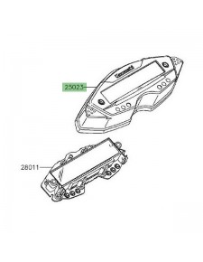 Dessus de compteur Kawasaki KLX 125 (2010-2016)