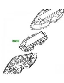 Compteur seul Kawasaki KLX 125 (2010-2016) | Réf. 280110166