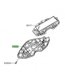 Dessous de compteur Kawasaki KLX 125 (2010-2016)