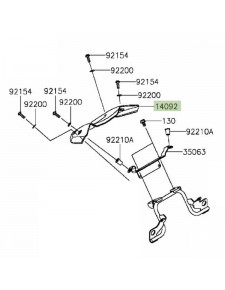 Saute-vent Kawasaki Z800 (2013-2016) | Réf. 140920964