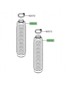 Soufflet de fourche Kawasaki KLX 125 (2010-2016)