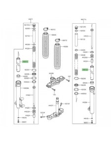 Tube de fourche Kawasaki KLX 125 (2010-2016) |Réf. 440130188