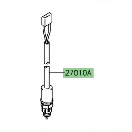Contacteur de frein arrière Kawasaki KLX 125 (2010-2016) | Réf. 270100117