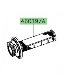 Poignée de gaz Kawasaki KLX 125 (2010-2016) | Réf. 460190026