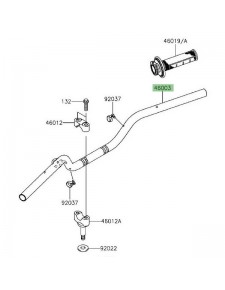 Guidon d'origine Kawasaki KLX 125 (2010-2016) | Réf. 460030594458