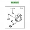 Commodo droit Kawasaki KLX 125 (2010-2016)