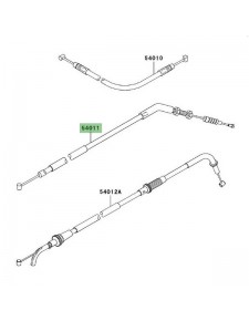 Câble d'embrayage Kawasaki Z1000 (2004-2009)