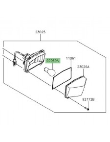 Ampoule feu arrière Kawasaki KLX 125 (2010-2016) | Réf. 920690032 - 920691084