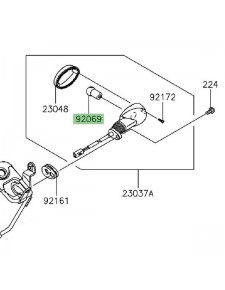 Ampoule (12V-10W) clignotants avant Kawasaki KLX 125 (2010-2016) | Réf. 920690003