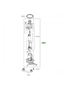 Pompe à essence d'origine Kawasaki KLX 125 (2010-2016) | Réf. 490400043