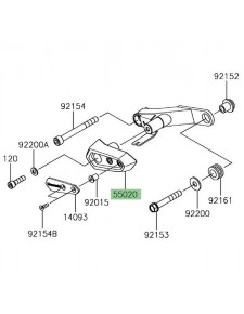 Patin de rechange Kawasaki 550201997 | Moto Shop 35