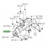 Entourage de compteur Kawasaki Versys 1000 (2019-2024)
