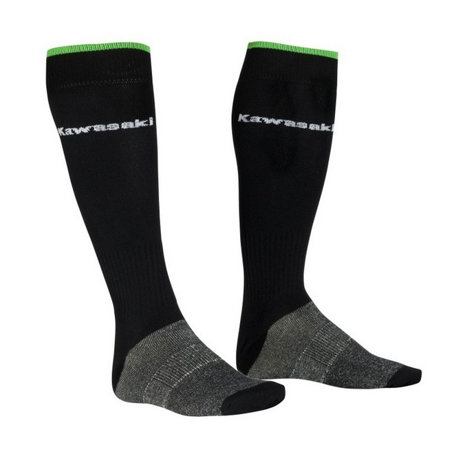 Chaussettes hautes noires Kawasaki