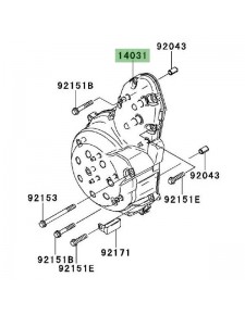 Carter d'alternateur Kawasaki Er-6n (2006-2008)