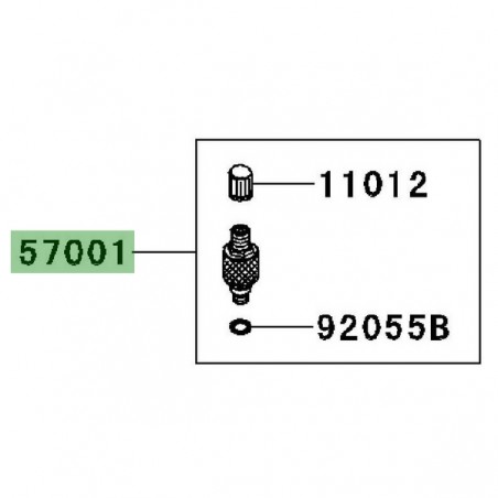 Outil spécial KYB Kawasaki KX450F (2013-2014) | Réf. 570010725