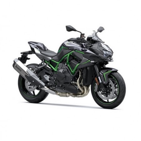 Pack Performance Kawasaki Z H2 Noir Metallic Diablo / Gris Metallic Graphite / Noir Mirror Coated Spark (2020) | Moto Shop 35