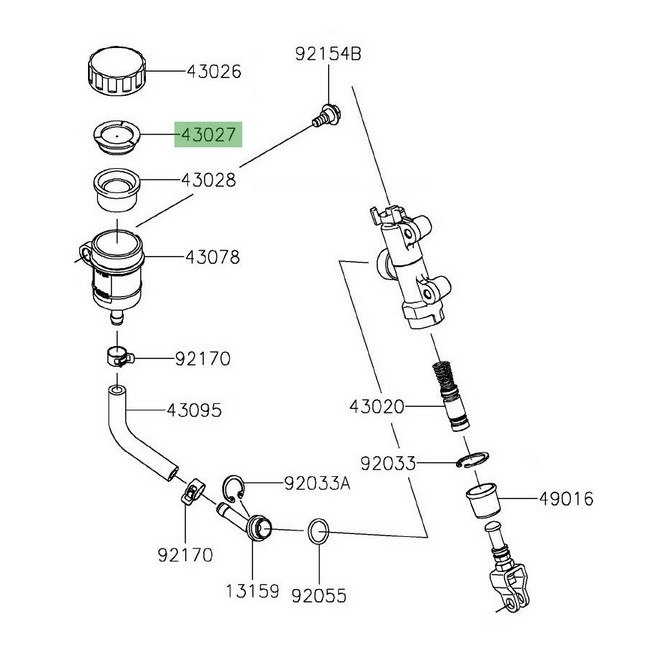 Plaquettes de frein Kawasaki 430820151