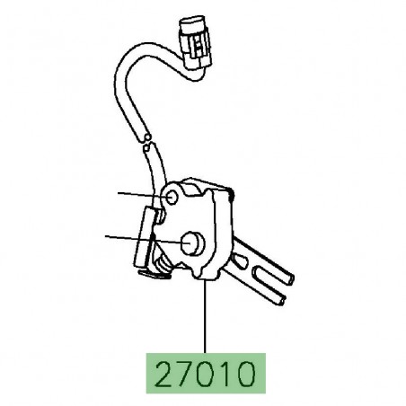 Contacteur de béquille latérale Kawasaki 270100811 | Moto Shop 35