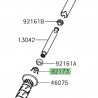 Agrafe embout de guidon Kawasaki 921731386