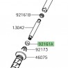 Amortisseur caoutchouc embout de guidon Kawasaki 921611850