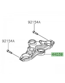 Té de fourche supérieur Kawasaki Versys 1000 (2019-2024) | Réf. 44039018418R