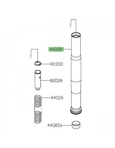 Fourreau de fourche Kawasaki Versys 1000 (2015-2024) | Réf. 440080075499