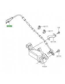 Câble ABS arrière Kawasaki Versys 1000 (2019-2024) | Réf. 211760881