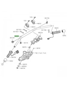 Guidon d'origine Kawasaki Versys 1000 (2019-2024)