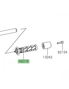 Poignée de gaz Kawasaki 460190080
