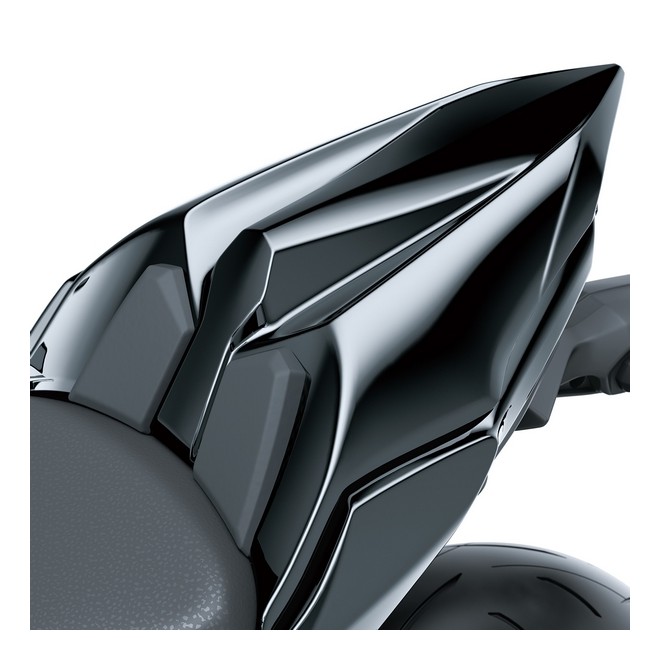 Capot de selle Noir Metallic flat spark (739) Kawasaki Z650 (2021) | Réf. 999940796739