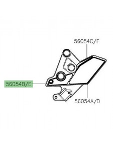 Autocollant avant platine repose-pieds Kawasaki Versys 1000 (2019-2024) | Moto Shop 35