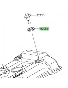 Joint de vis cache culbuteur Kawasaki 920550187 | Moto Shop 35