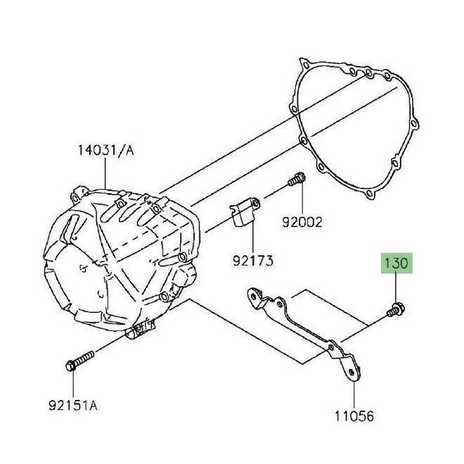 Kit fixation sabot moteur Kawasaki Z800 (2013-2016) | Moto Shop 35