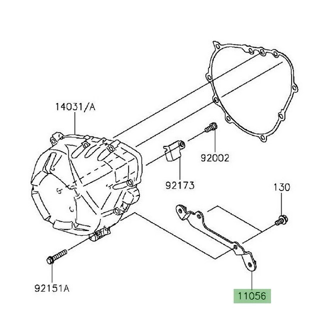 Kit fixation sabot moteur Kawasaki Z800 (2013-2016) | Moto Shop 35