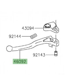 Levier d'embrayage d'origine Kawasaki 460920569