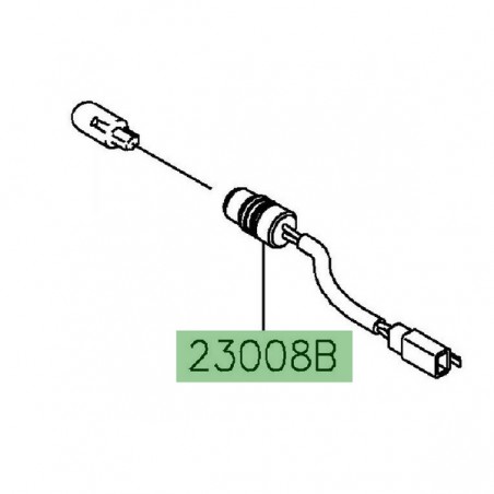 Prise veilleuse optique avant Kawasaki 230080152 | Moto Shop 35