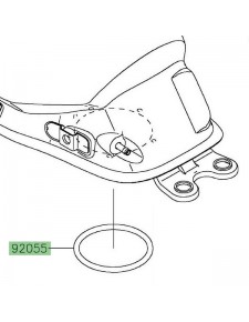 Joint torique de pompe à essence 74.6x5.7 Kawasaki 920550728 | Moto Shop 35