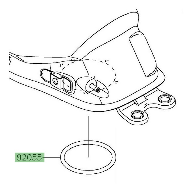 Joint torique de pompe à essence 74.6x5.7 Kawasaki 920550728 | Moto Shop 35