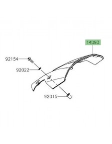 Saute-vent Kawasaki Z650 (2020-2024) | Réf. 140930934