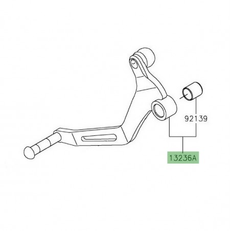 Sélecteur de vitesse d'origine Kawasaki 132360778 | Moto Shop 35