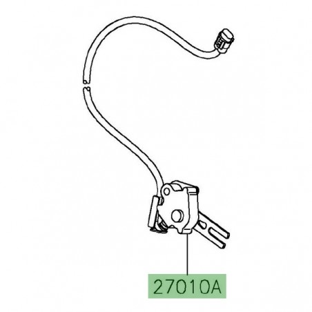 Contacteur de béquille latérale Kawasaki 270100920 | Moto Shop 35