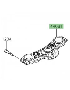 Té de fourche supérieur Kawasaki Z650 (2017-2024) | Réf. 44081009718R