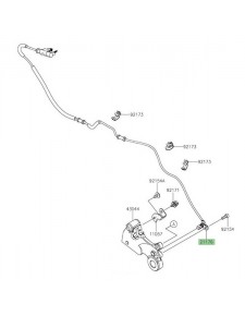 Câble ABS arrière d'origine Kawasaki 211760919 | Moto Shop 35