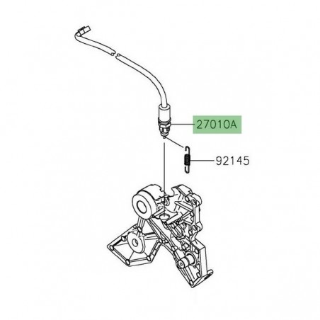 Contacteur de frein arrière Kawasaki 270100857 | Moto Shop 35
