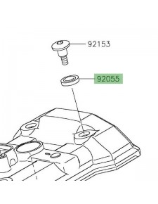 Joint de vis cache culbuteur Kawasaki 920550785 | Moto Shop 35