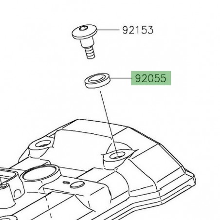 Joint de vis cache culbuteur Kawasaki 920550785 | Moto Shop 35