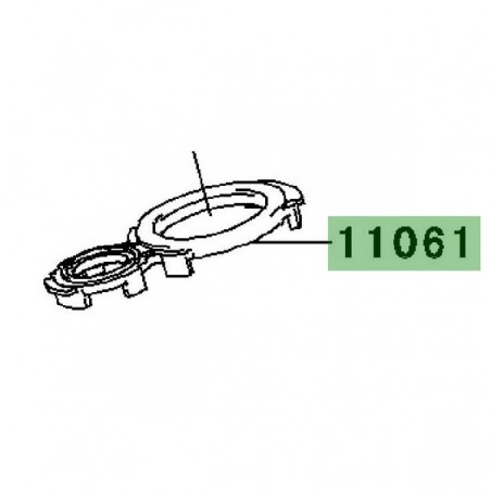 Joint de puits de bougie Kawasaki 110610104 | Moto Shop 35