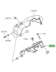 Patte support compteur Kawasaki Z900 (2020-2024) | Réf. 230621238