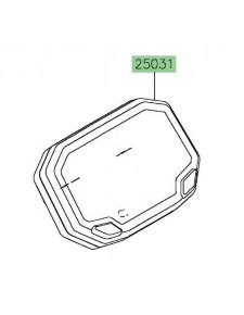 Bloc compteur TFT couleur Kawasaki 250360130