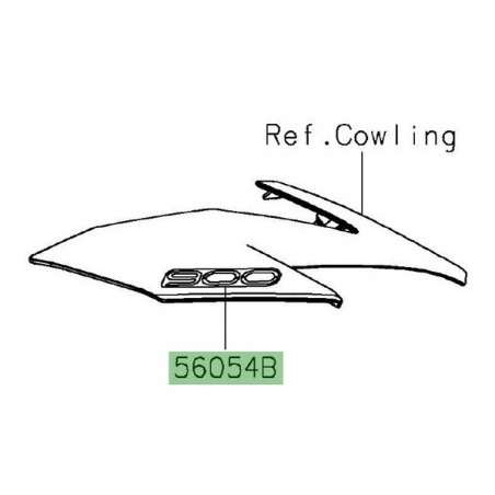 Autocollants "900" casquette tête de fourche Kawasaki Z900 (2020-2024) | Moto Shop 35